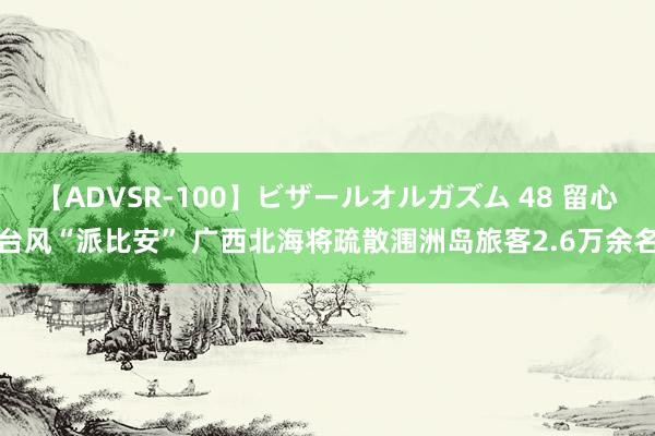 【ADVSR-100】ビザールオルガズム 48 留心台风“派比安” 广西北海将疏散涠洲岛旅客2.6万余名