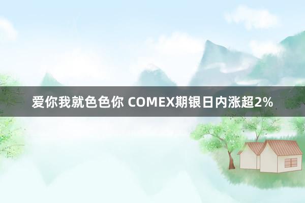 爱你我就色色你 COMEX期银日内涨超2%