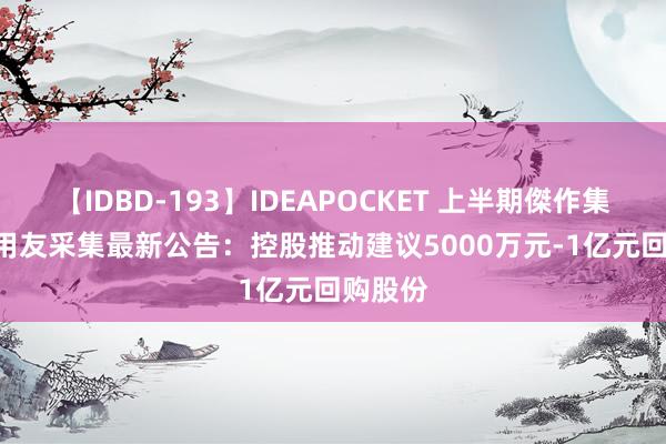 【IDBD-193】IDEAPOCKET 上半期傑作集2009 用友采集最新公告：控股推动建议5000万元-1亿元回购股份