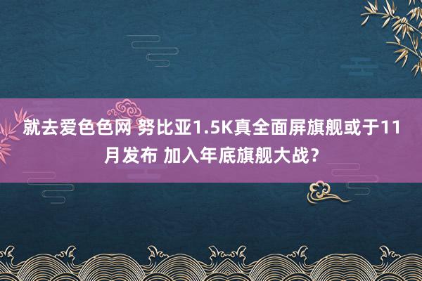 就去爱色色网 努比亚1.5K真全面屏旗舰或于11月发布 加入年底旗舰大战？